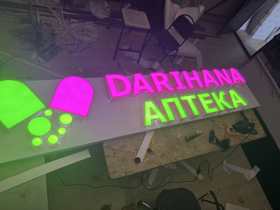 Буквы за 2-3 дня объёмные буквы