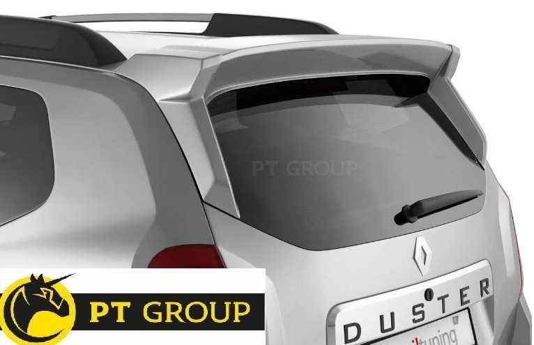 Спойлер "Чистое стекло" на а/м Renault Duster до 2020г. (под покраску)