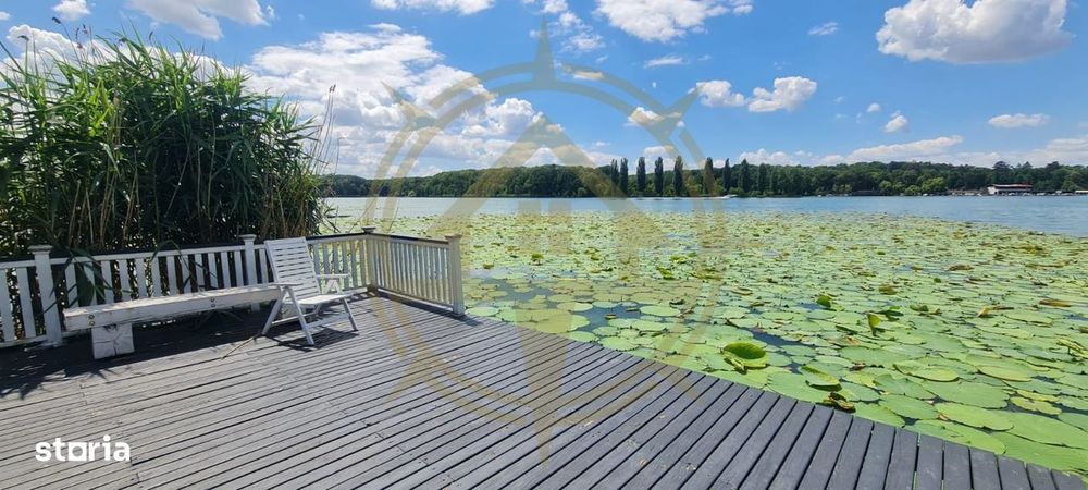 Dom00445 - vila de poveste la lac cu ponton in snagov