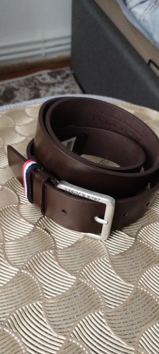 Două curele din piele Jack & jons maro și negru