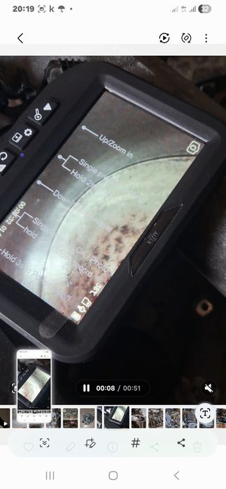 Эндаскоп.проверка двигателья