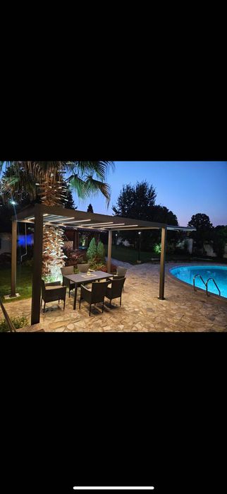 пергула-тента алуминиева