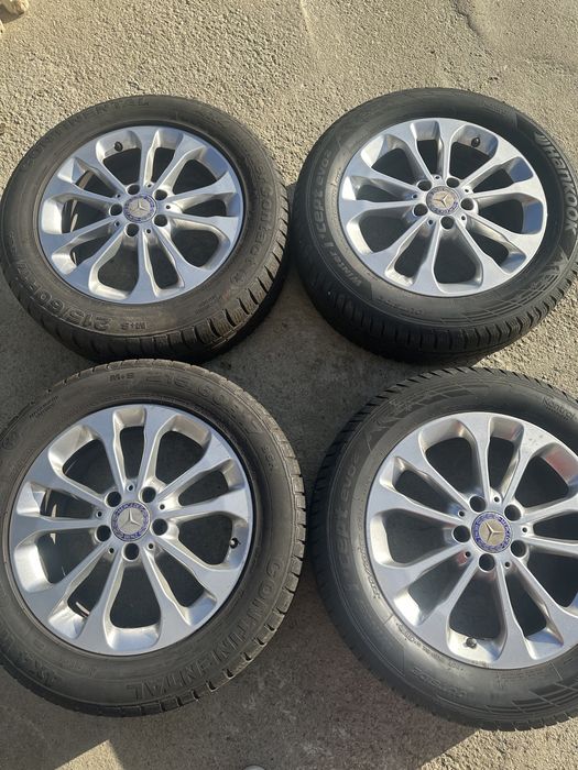 Jante originale Mercedes cu anvelope de iarna