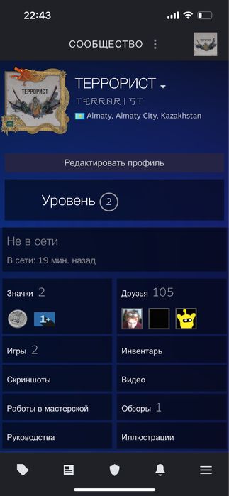 Стим аккаунт + фейсит