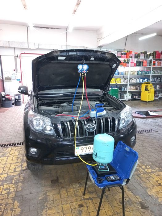 Заправка автокондиционера.