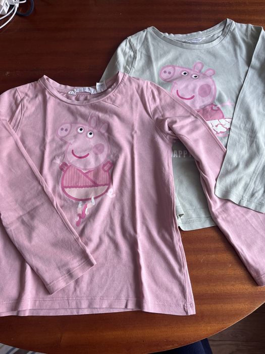 Peppa Pig Set tricouri maneca lunga 4-6 ani
