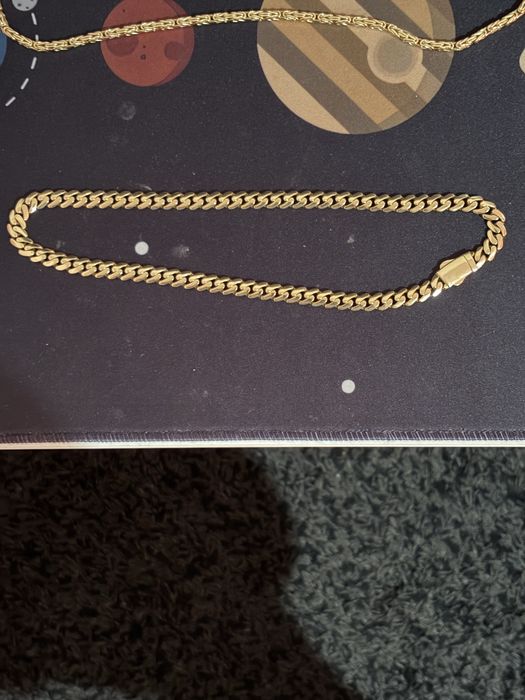 Lanț aur Cuban aur 14 k