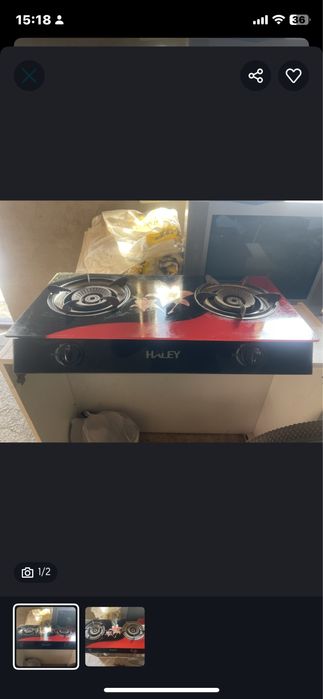 Срочно сатам, настольная газовая плита.