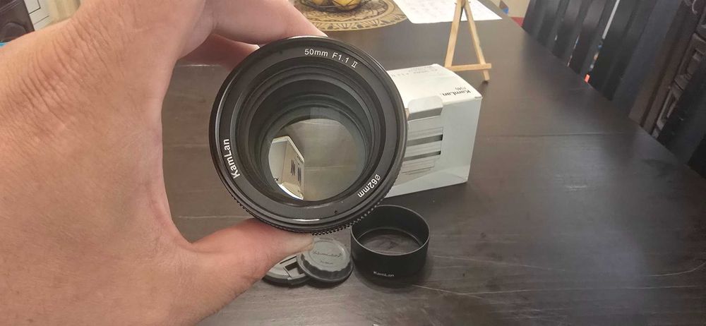 Обектив Kamlan 50mm f1.1 MK2 за Fudji