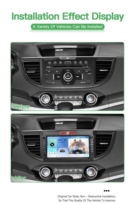 Honda CR-V 2012-2016 година  8” 2-DIN с Android 14, 4/64GB