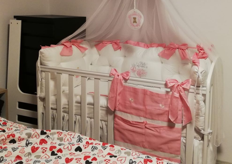 Patut bebe + saltea cocos