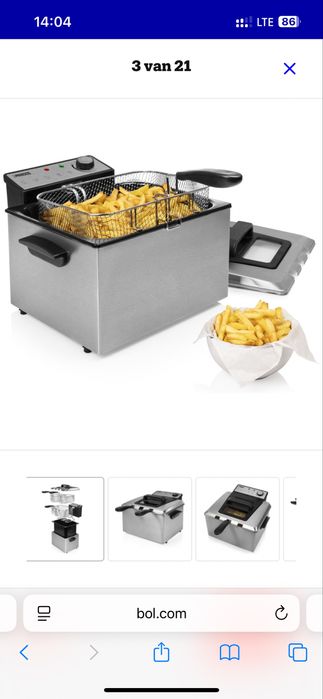 Friteuza dubla PRINCESS 3270W noua