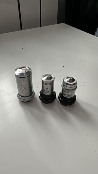 Optică si accesorii vechi, de colecție, pentru  microscop