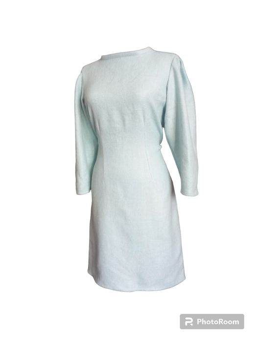 Rochie office turcoaz