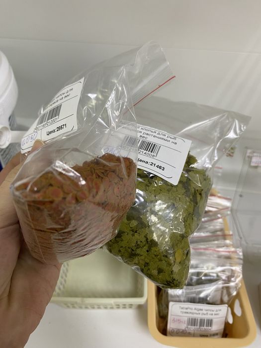 корм для рыб от 162тг.за 10гр.