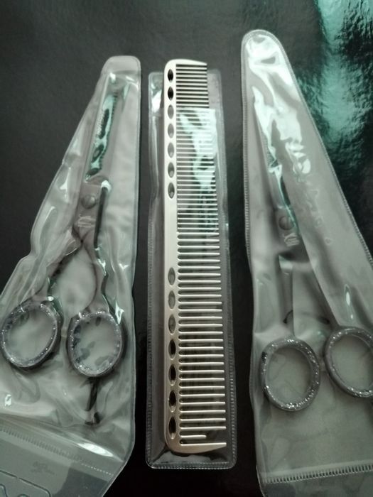 set foarfeci profesionale jaguar tuns filat pieptăn 5.5