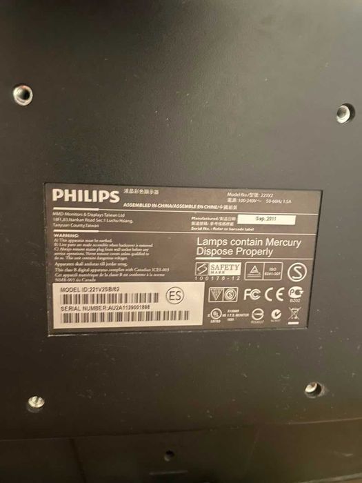 Монитор Philips 60гц