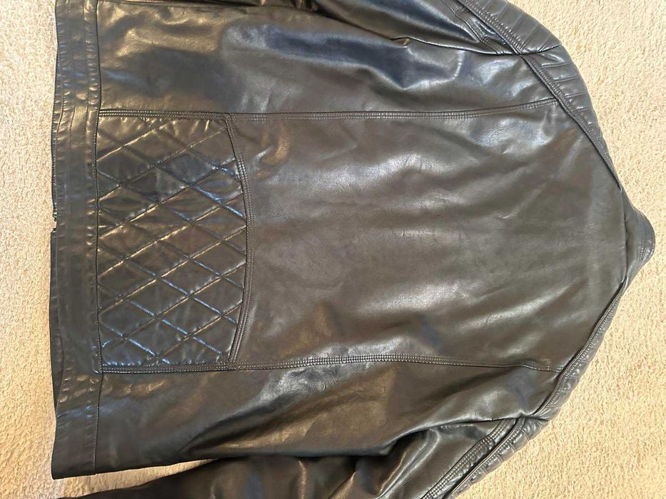 Кожено яке XXL като ново  без следи от носене