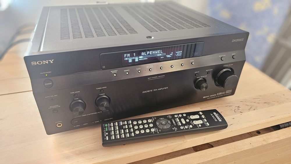 Sony STR-DA1200ES Multi-Channel Receiver 100w/canal in 4 ohm