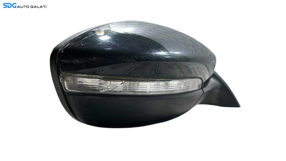 Oglinda Electrica Dreapta Volkswagen Passat B7 2010 - 2015 (Semnalizare Spartă ) Culoare Gri Inchis Lucios Cod 3C0 857 934 A [ L5709 ]