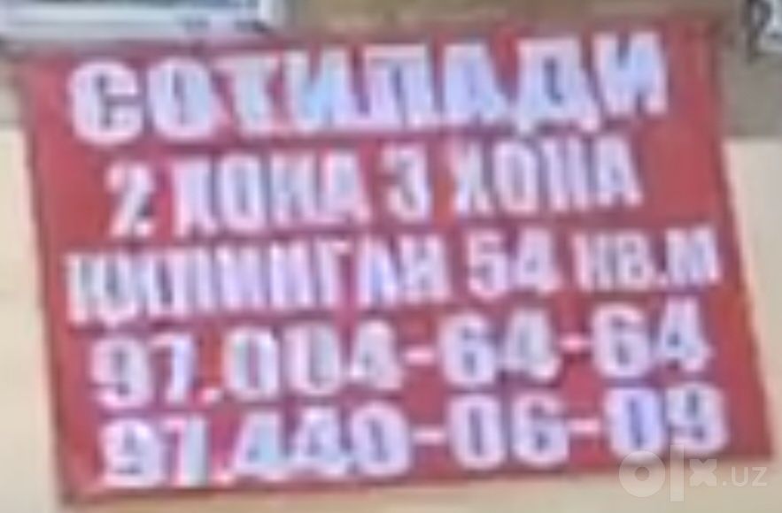 Сотилади 54кв2 2хона 3 хонали килинган