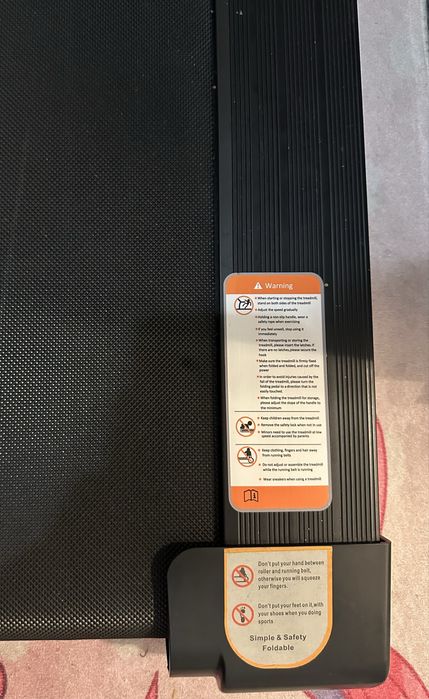 Banda de alergat  suportata 130 kg folosita de cateva ore! Ca noua