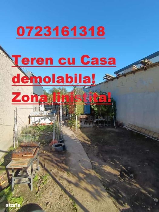 Teren 247mp cu Casa Demolabila zona BUNA (Scoala 18)