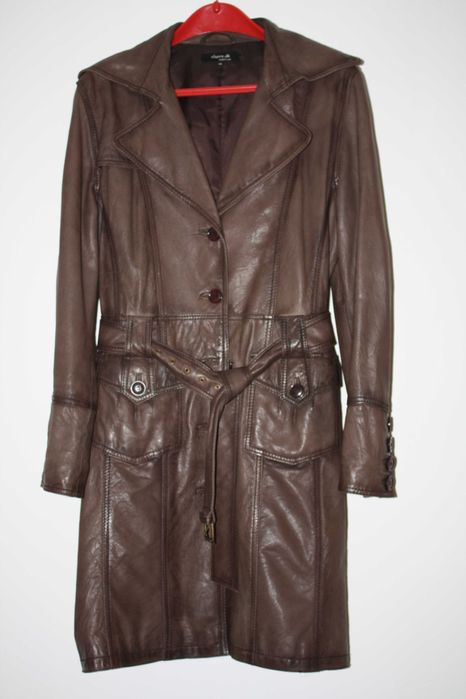 Кожено дамско манто 100% естествена кожа