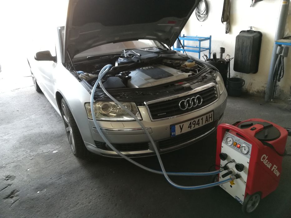 Машиннно почистване на автопарно,почистване  водни системи и радиатори