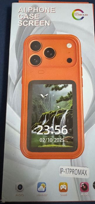 Husă iPhone 17 Pro Max cu ecran AMOLED – NOUĂ, SIGILATĂ