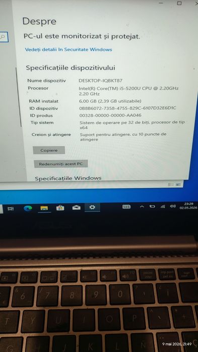 Vând laptop asus ux303l