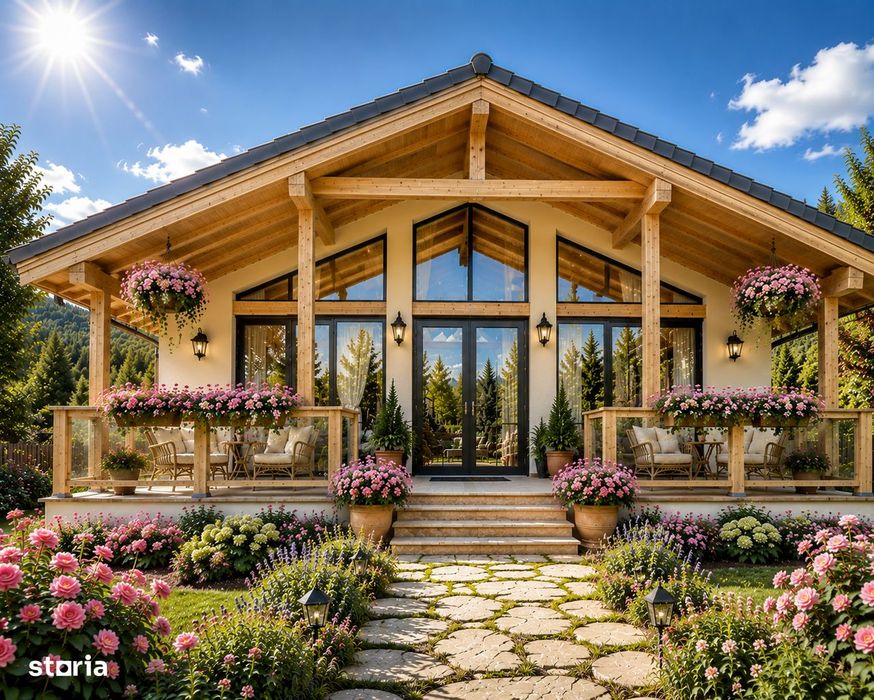 Casa nouă modernă pe un nivel, 130mp,teren 700 în LIVEZENI