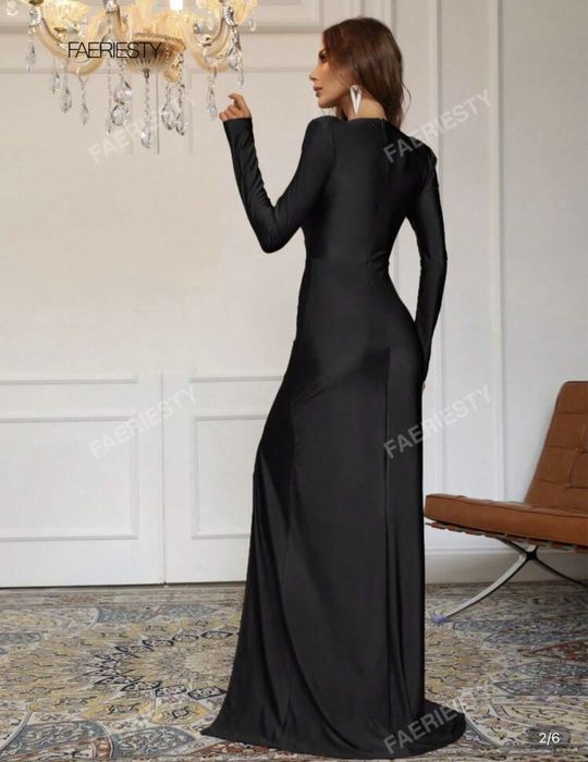 Rochie lunga neagra