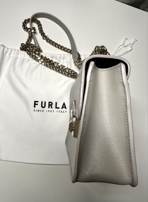 Geanta FURLA Gri din piele naturala