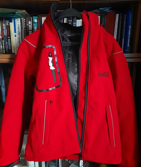 Червено дамско планинско яке, р-р M