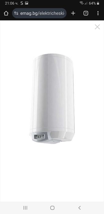 Нов бойлер  100L 32мм изолация .уп.упр