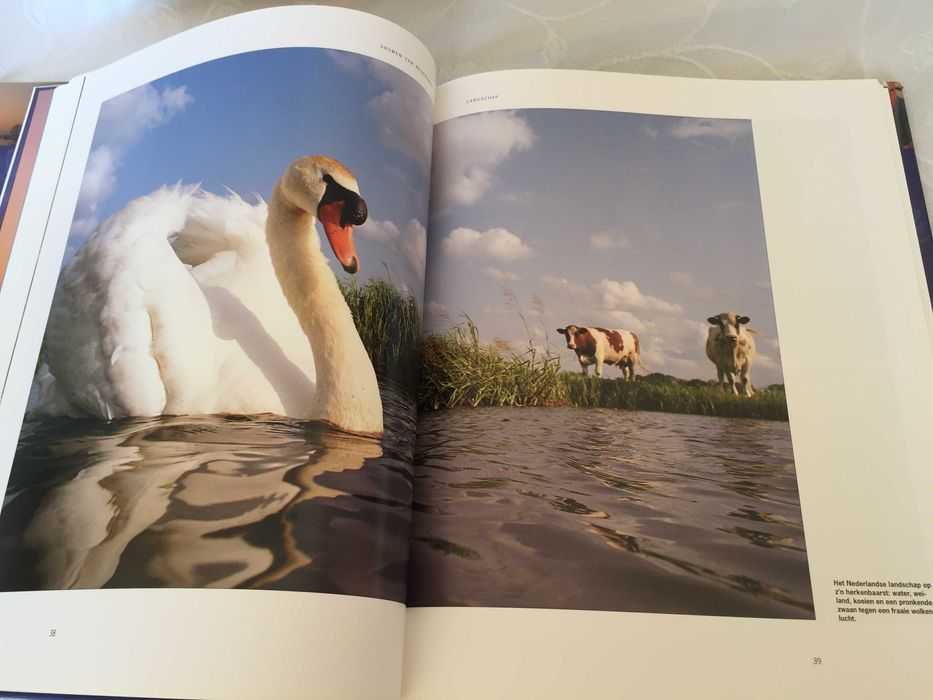 Стара луксозен албум Dromen van Nederland Frans Lemmens, 1998 като нов