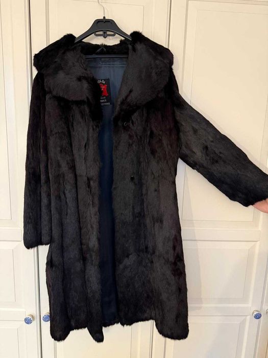 Haină de blană naturală de NUTRIE – Brand MOLDA IRP LUX