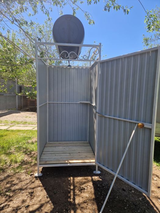 Летний душ металлический