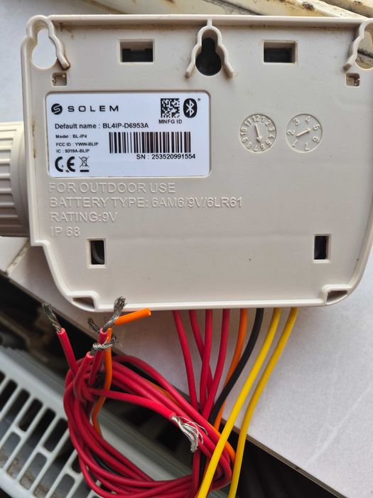 Vand programator irigatii bluetooth Solem 4 zone
