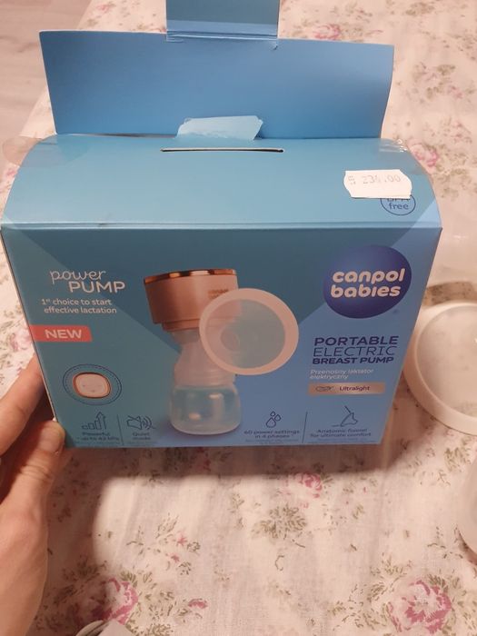 Pompa electrica portabila+tampoane sân