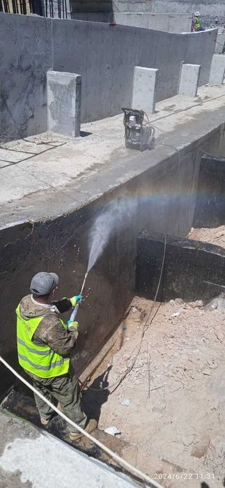 Гидроизоляция эксплуатируемой кровли Террасы Парковки