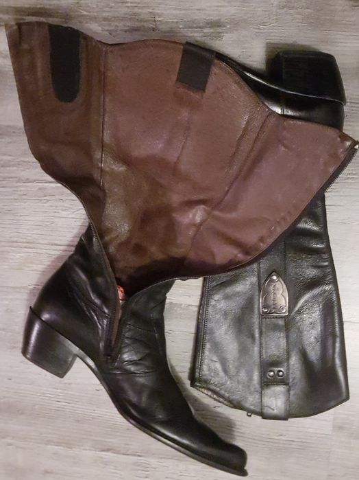 Cizme piele Nero Giardini (IT) 39, negre