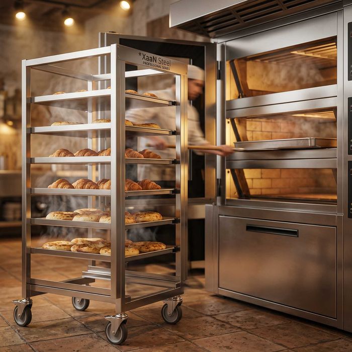 Тележка-шпилька для противней Нержавейка / Nerjaveyka XaaN Steel