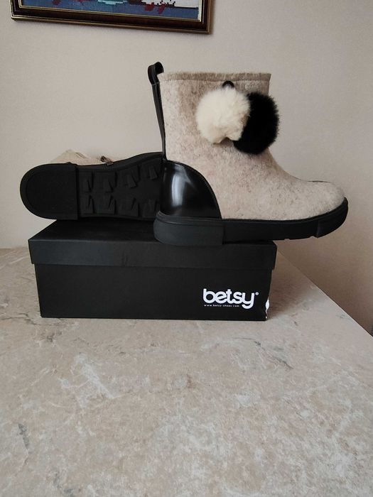 Сапожки натуралка,фетр