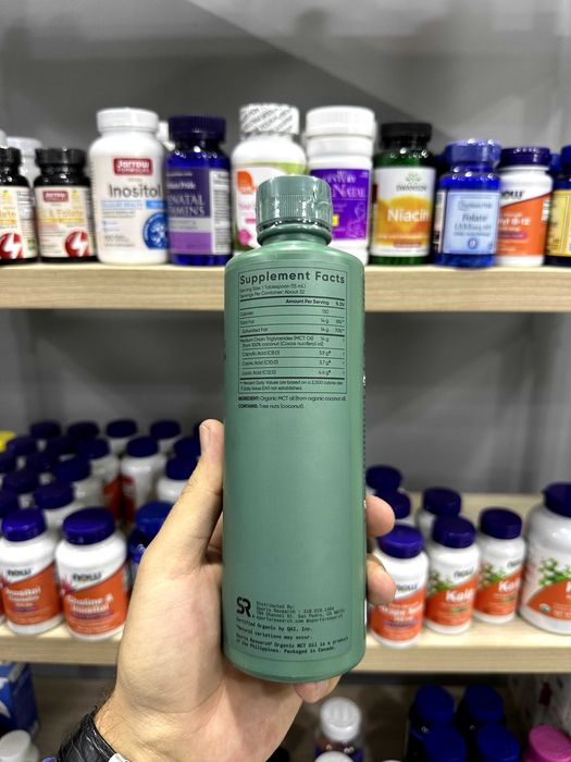 Sports Research, чистое масло MCT, без вкуса, 473 мл