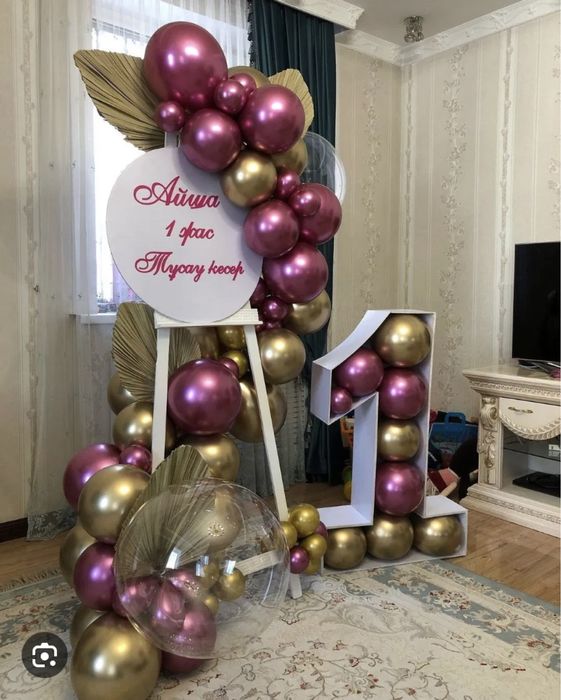 Оформление шарами