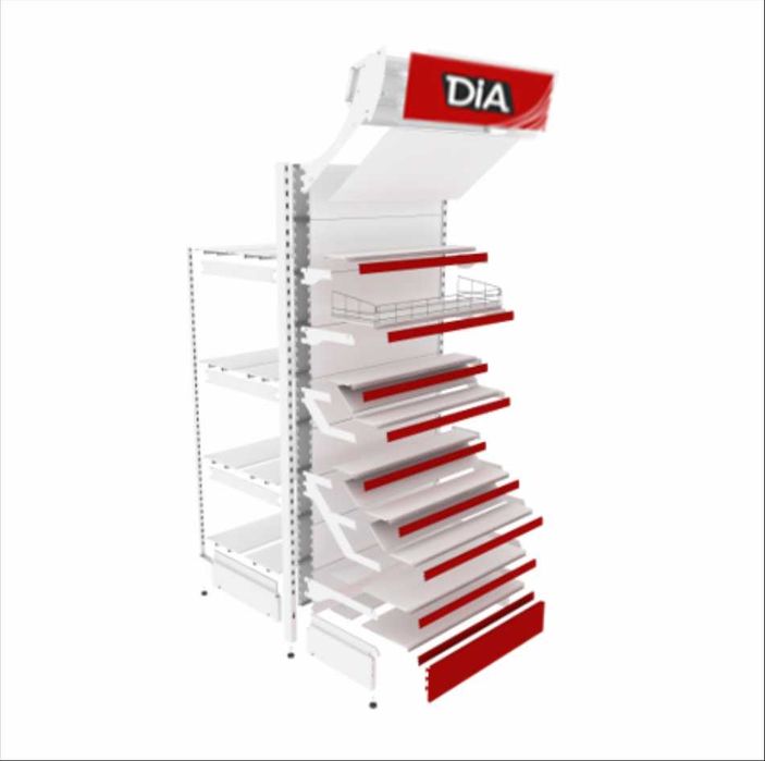 Торговый стеллаж металлический, prefabrik tokchalar