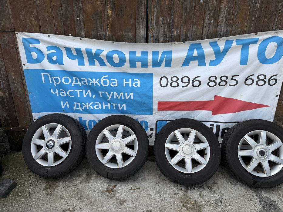 15 5х100 джанти с гуми