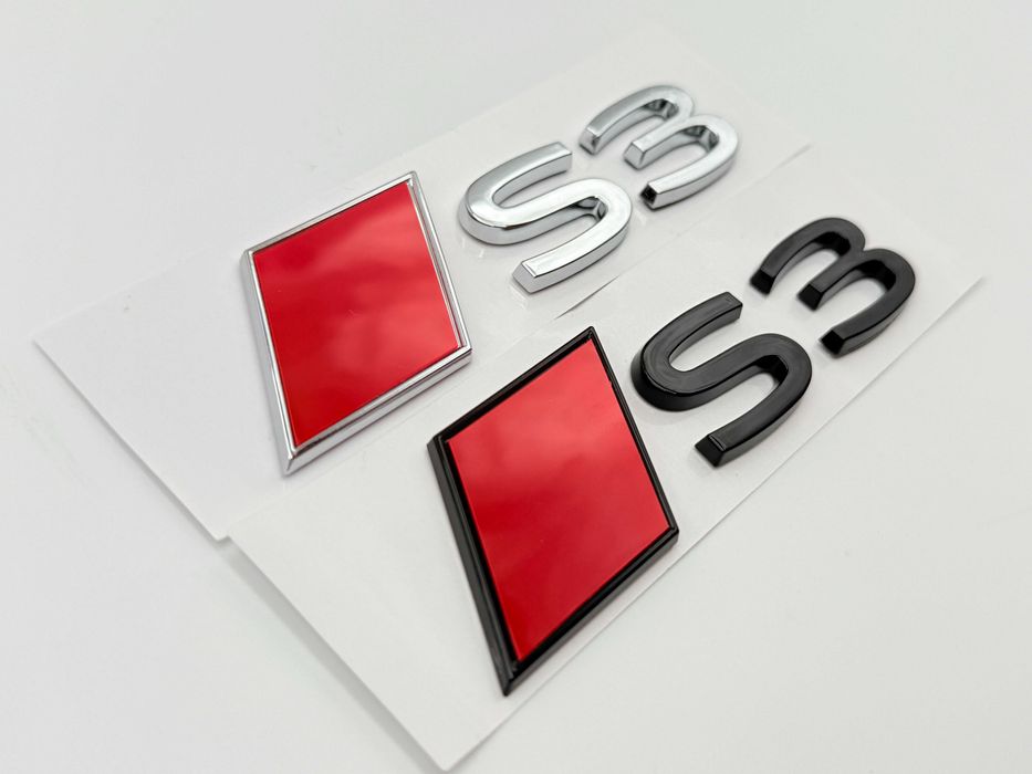 Emblema AUDI S3 spate negru NOU